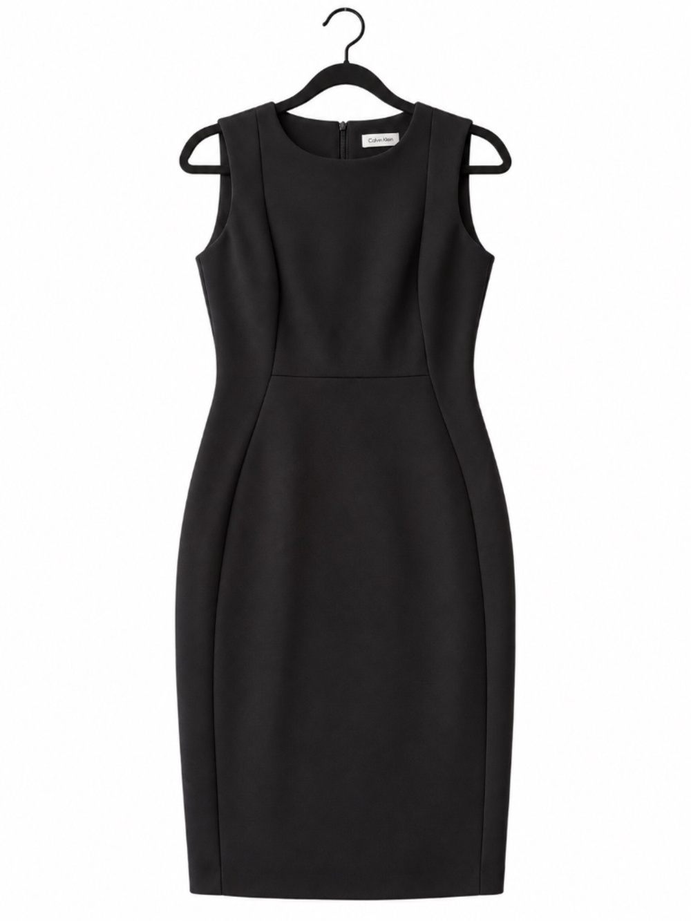 Calvin Klein Black Tailored Sheath Dress – Size 6